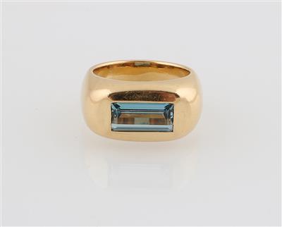 Aquamarinring ca. 1,60 ct - Gioielli