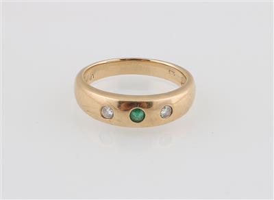 Brillant Smaragd Ring - Jewellery