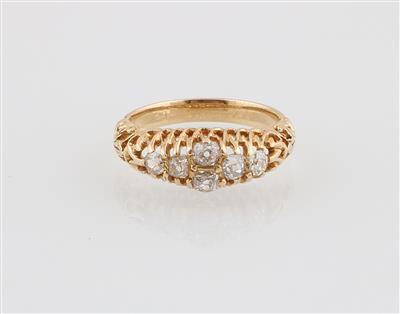 Altschliffdiamant Ring zus. ca. 0,35 ct - Schmuck