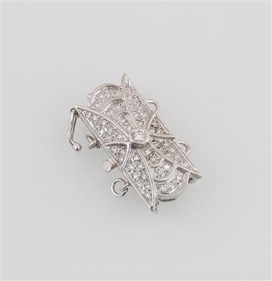 Diamant Steckschließe zus. ca.0,30 ct - Jewellery