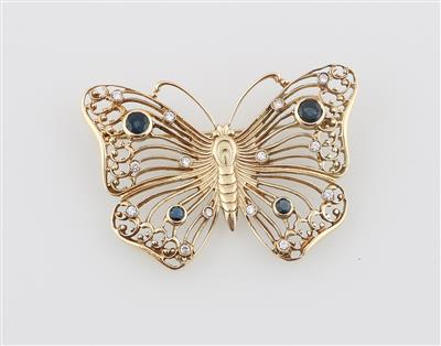 Brillantbrosche Schmetterling - Jewellery