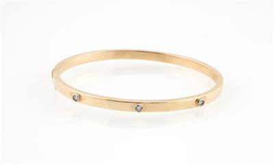 Brillant Armreif zus. ca. 0,10 ct - Jewellery