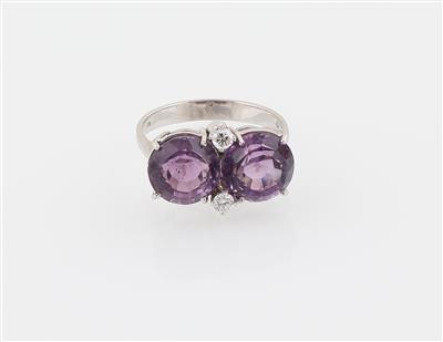 Brillant Amethyst Ring - Schmuck