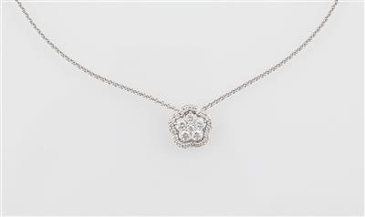 Brillantcollier ca. 0,55 ct - Gioielli