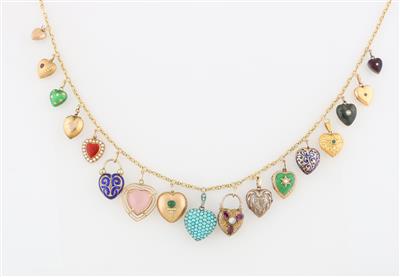 Halskette mit Herz Anhängern - Gioielli