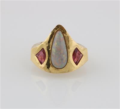 Opal Turmalinring - Gioielli