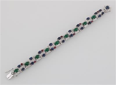 Brillant Farbstein Armband - Gioielli