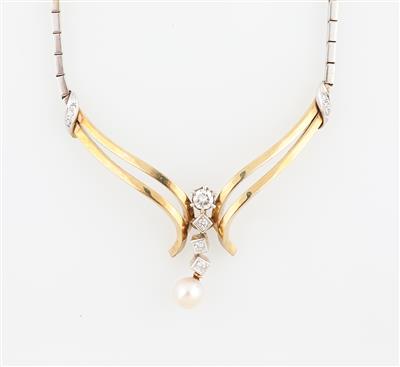 Brillant Kulturperlen Collier - Jewellery