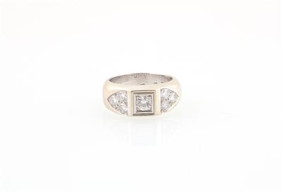 Brillantring zus. ca. 1,30 ct - Klenoty