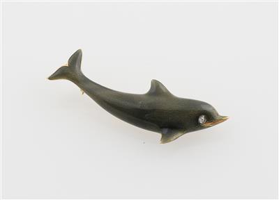 Brosche Delphin - Jewellery