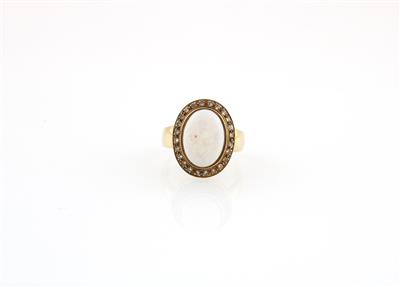 Diamant Opal Ring - Klenoty