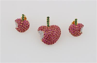 Schmuckgarnitur Äpfel - Jewellery