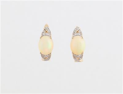 Brillant Opal Ohrringe - Jewellery