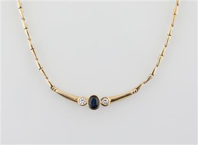 Brillant Saphircollier - Jewellery
