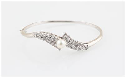 Diamant Kulturperlen Armreif - Jewellery