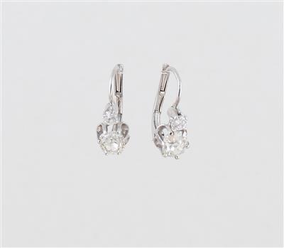 Diamant Ohrringe zus. ca. 0,70 ct - Schmuck