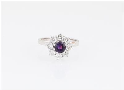 Brillant Amethyst Ring - Schmuck