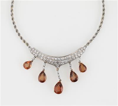 Brillant Topas Collier - Klenoty