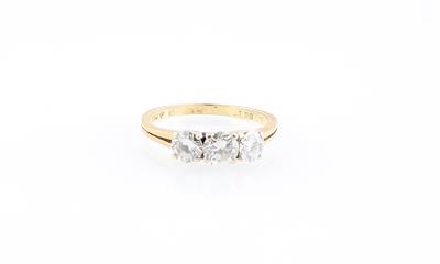 Brillantring zus. 1,00 ct - Gioielli