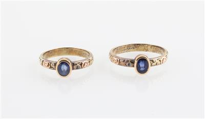 Saphir Ringset - Klenoty