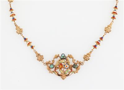 Biedermeier Collier - Schmuck