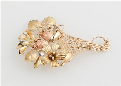 Brillant Blumenbrosche - Jewellery