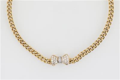 Brillantcollier zus. ca. 0,80 ct - Schmuck