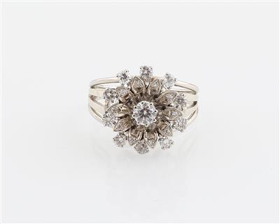 Brillantring zus. ca.0,80 ct - Schmuck