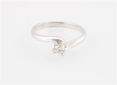 Brillantsolitär Ring ca. 0,15 ct - Schmuck