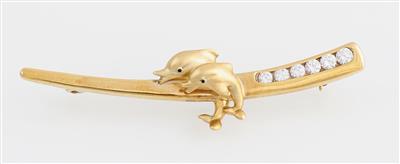 Brosche Delfine - Jewellery