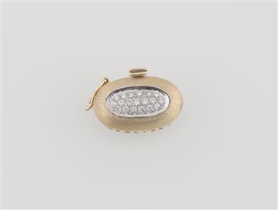 Brillant Steckschließe zus. ca. 0,20 ct - Šperky