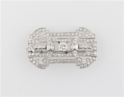 Diamantbrosche zus. ca. 2,80 ct - Schmuck