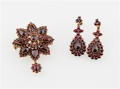 Granat Schmuckgarnitur - Jewellery