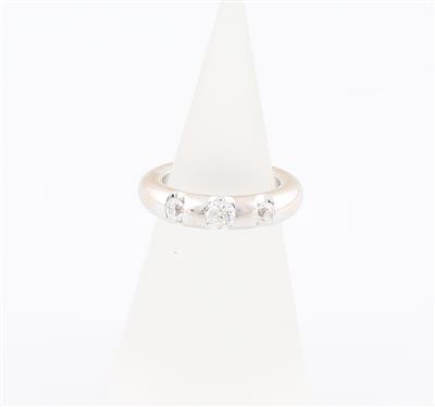 Altschliffdiamant Ring zus. ca. 0,65 ct - Klenoty