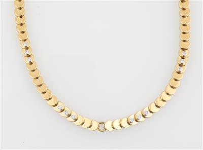 Brillantcollier zus. ca.0,45 ct - Gioielli