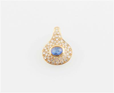 Diamant Saphiranhänger - Klenoty