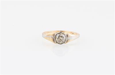Altschliffdiamant Solitär Ring ca. 0,60 ct - Šperky