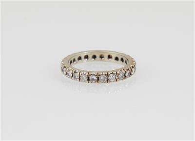 Brillant Memoryring zus. ca. 0,80 ct - Gioielli