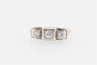 Diamantring zus. ca. 0,40 ct - Jewellery