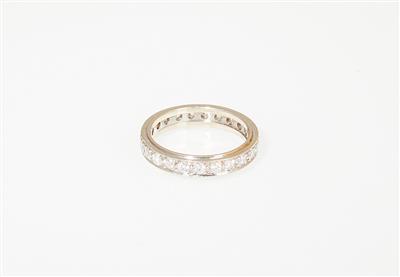 Brillant Memoryring zus. ca. 0,70 ct - Klenoty