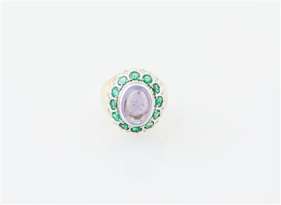 Ring mit unbehandeltem Saphir ca. 6,50 ct - Gioielli