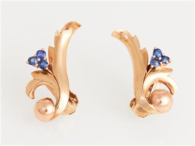 Saphir Ohrclips - Jewellery