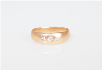 Altschliffdiamant Ring zus. ca. 0,15 ct - Klenoty