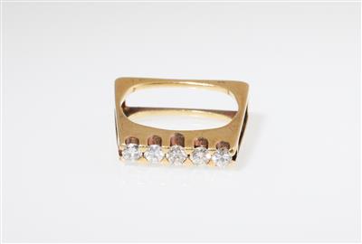 Brillant Designring zus. ca. 0,50 ct - Schmuck