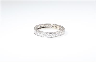 Brillant Memoryring zus. ca. 1,30 ct - Schmuck