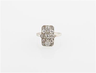 Altschliffdiamant Ring zus. ca. 1 ct - Jewellery