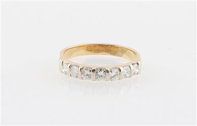 Brillantring zus. ca. 1,05 ct - Klenoty