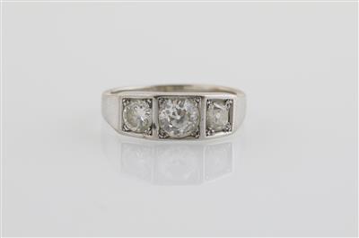 Altschliffdiamantring zus. ca. 1 ct - Jewellery