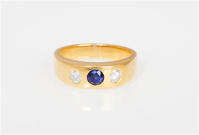 Brillant Saphir Ring - Klenoty