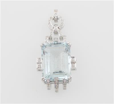 Aquamarinanhänger ca. 19 ct - Gioielli